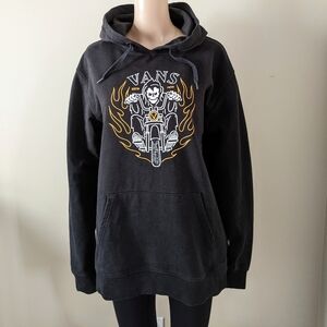 Vans Off the Wall black hoodie, men's medium